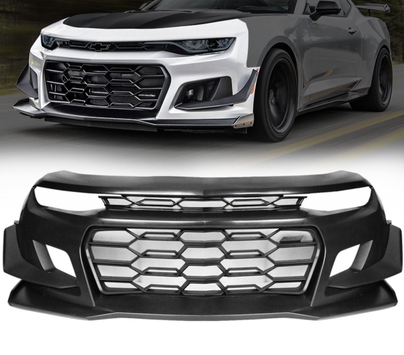2019 - 24 Camaro 1LE Style Front Bumper Conversion Kit